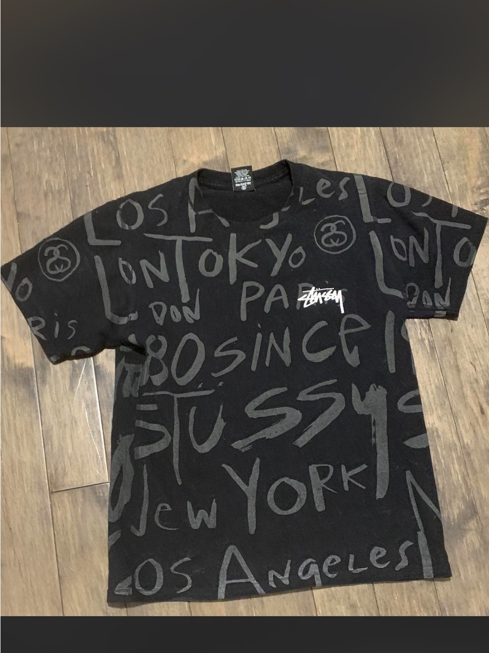 Stussy reflective t-shirt